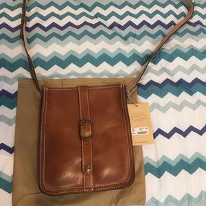 Patricia Nash Italian leather messenger bag